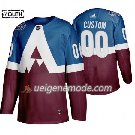 Kinder Eishockey Colorado Avalanche Trikot Custom Adidas 2020 Stadium Series Authentic